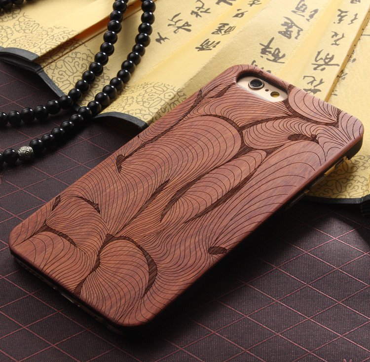 Wood Floral iPhone Case