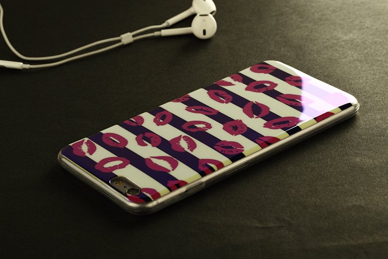 Red Lips iPhone Case