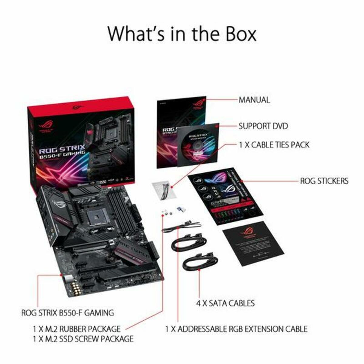 Motherboard Gaming Asus ROG STRIX B550-F GAMING ATX AM4 AMD B550 AMD