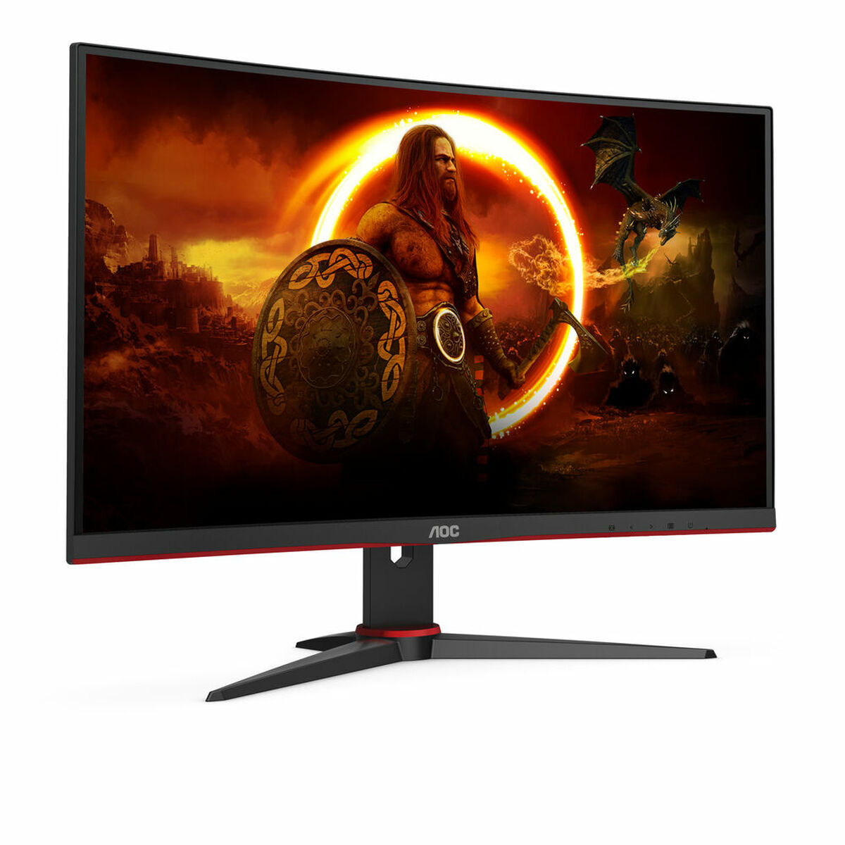 Monitor AOC C24G2AE/BK 23,6" WLED Curved LED VA Flicker free 165 Hz