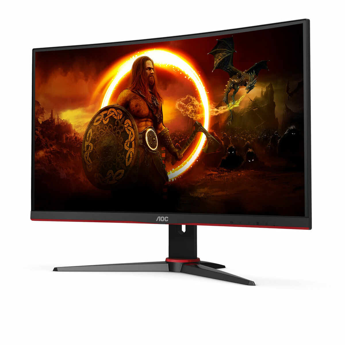 Monitor AOC C24G2AE/BK 23,6" WLED Curved LED VA Flicker free 165 Hz