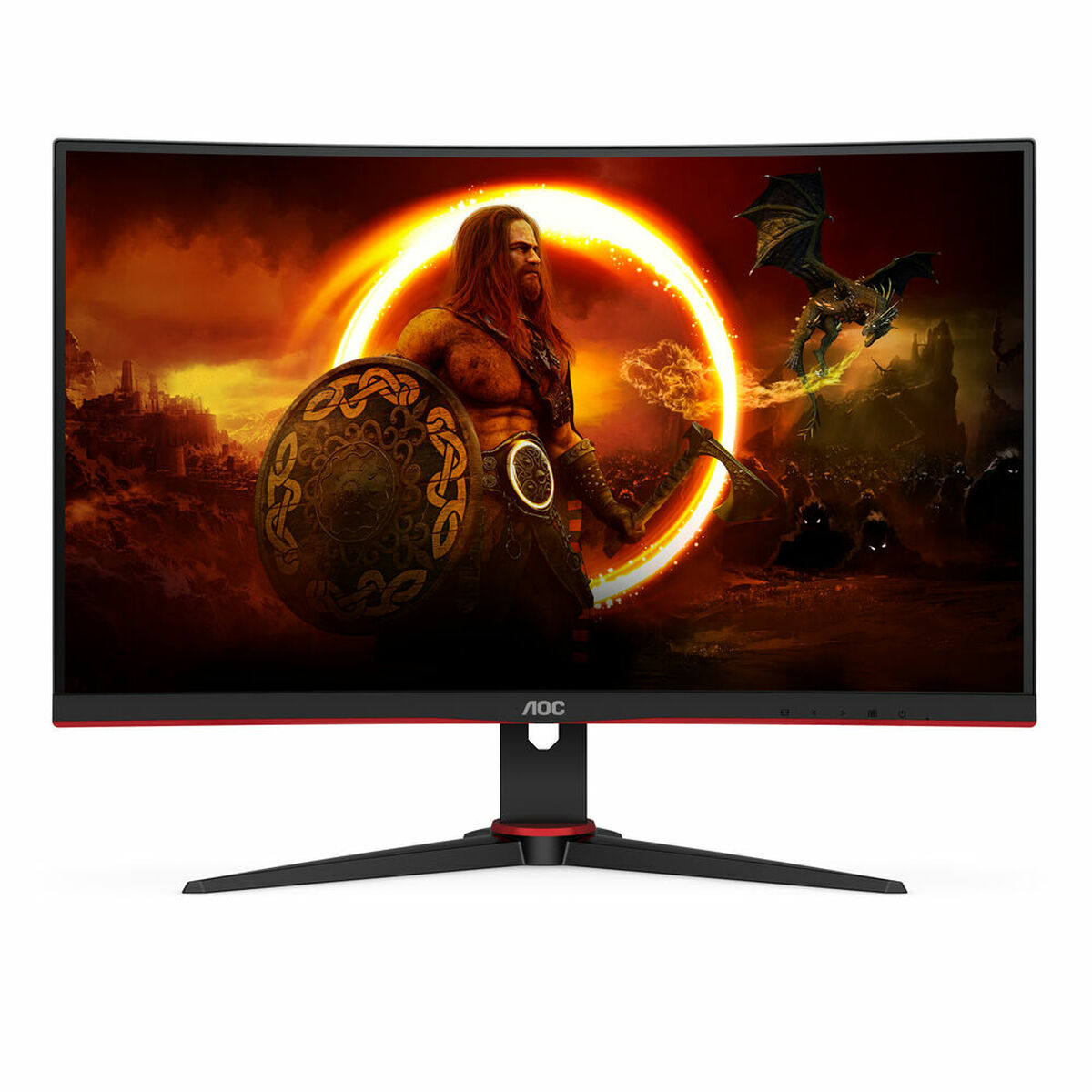 Monitor AOC C24G2AE/BK 23,6" WLED Curved LED VA Flicker free 165 Hz