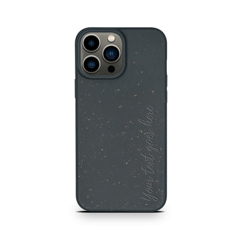 Biodegradable Personalized Phone Case - Black