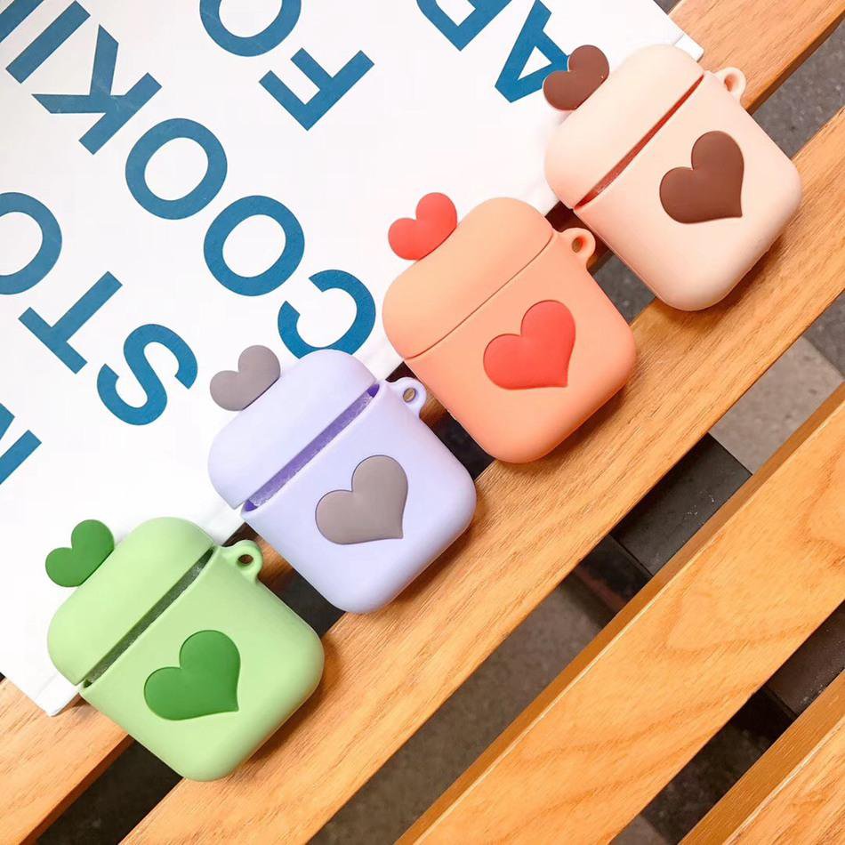 Pastel Heart AirPods Case