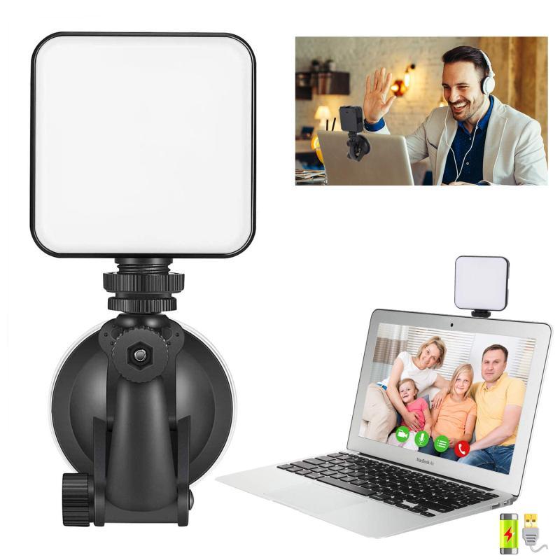 Video Conference Lighting Kit with Suction Cup, 64w Zoom Lighting for